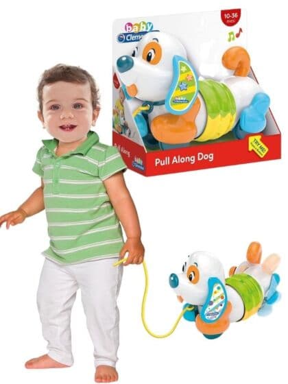 Clementoni Pull Along babyleke - Hunden Charlie trekkeleke