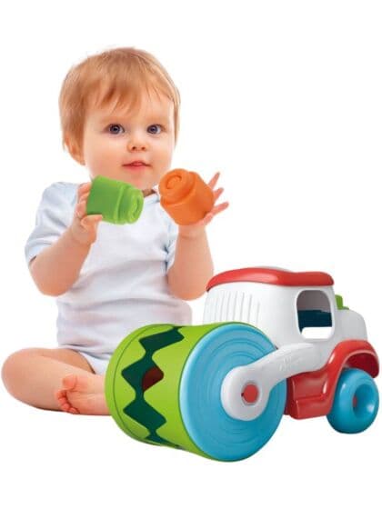 Clementoni Soft Clemmy sensorisk bil med byggeklosser