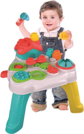 Clementoni Clemmy Aktivitetsbord med 8 myke klosser - fra 10 mnd.