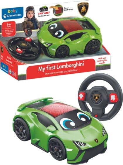 Clementoni Min første Lamborghini - radiostyrt lekebil med fjernkontroll og lyd