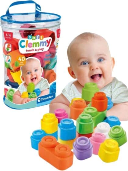 Clementoni Myke klosser i pose - 40 stk