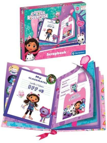 Clementoni Gabbys Dukkehus – kreativt scrapbook-sett