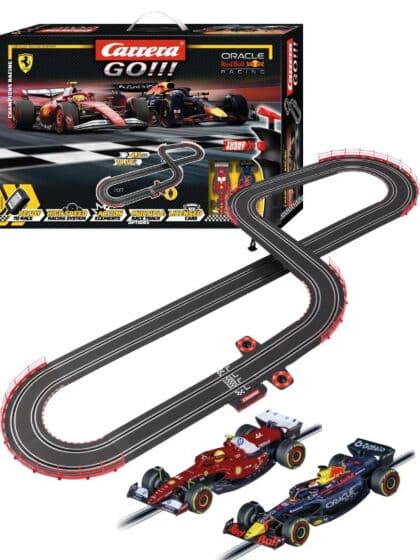 Carrera GO!!! Champion's Racing bilbane – Formel 1 med Red Bull og Ferrari