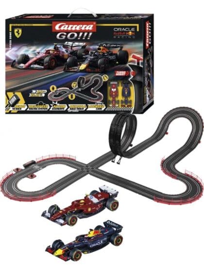 Carrera GO!!! Speed Zone - Formel 1 bilbane med Max Verstappen og Lewis Hamilton
