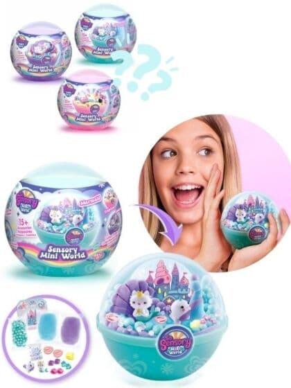 So Sensory Mini World med 15 deler - overraskelsesball
