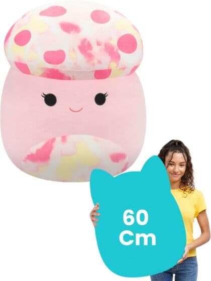 Squishmallows Rachel Sopp kosebamse og pute - 60 cm