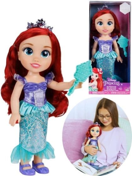 Disney Princess Ariel - stor dukke 38 cm