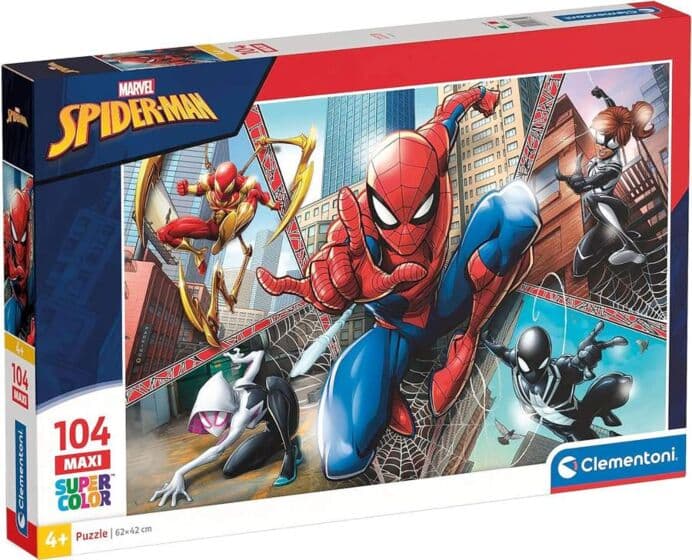 Clementoni SpiderMan Maxi puslespill 104 brikker