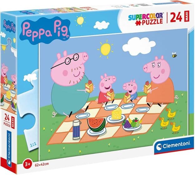 Clementoni Peppa Gris Maxi puslespill - 24 brikker