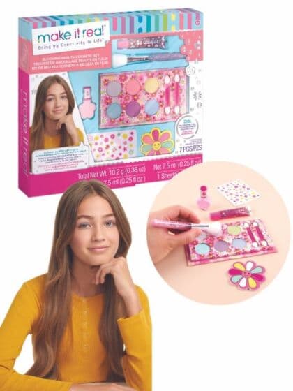 Make It Real Sminkesett med øyenskygger og lipgloss