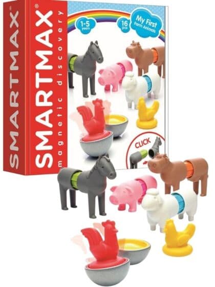 SmartMax My First Farm Animals - magnetlekesett med gårdsdyr - 16 deler