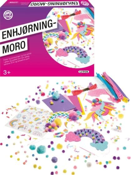 Gøy å lage hobbyeske - Enhjørning-moro