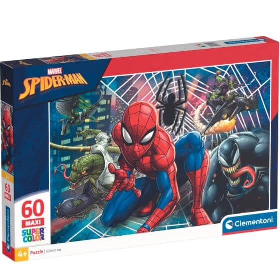 Clementoni SpiderMan Maxi puslespill 60 brikker