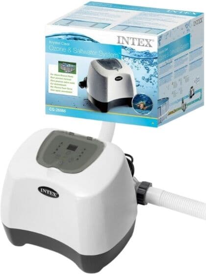 Intex Krystal Clear ozon- og saltvannssystem - passer til basseng opptil 56 800 liter