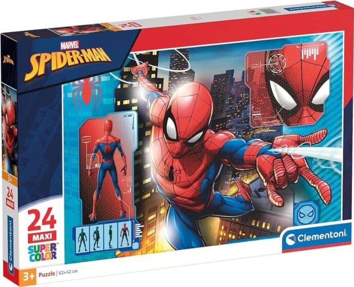 Clementoni SpiderMan puslespill 24 brikker