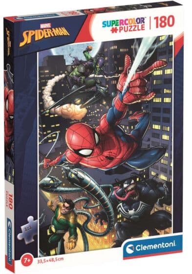 Clementoni SpiderMan puslespill - 180 brikker