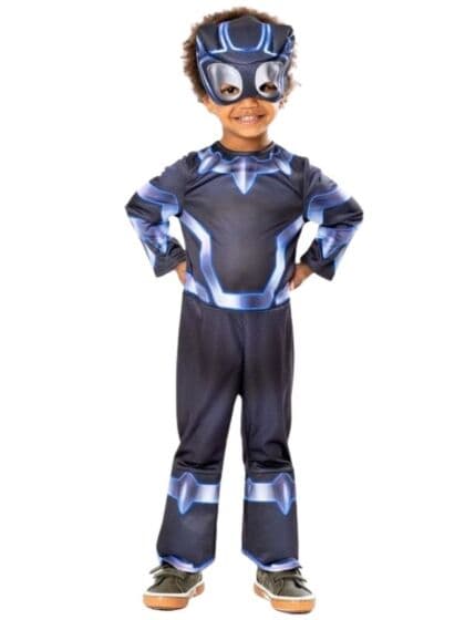 Black Panther Classic kostyme - 2-3 år - 98 cm - heldrakt med maske