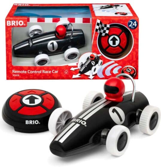 BRIO radiostyrt racerbil med fjernkontroll - svart - 30408