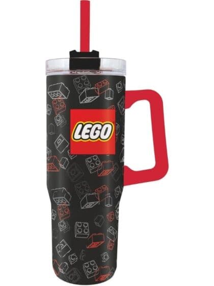 LEGO Drikkekopp XL med håndtak – tumbler for barn – 940 ml