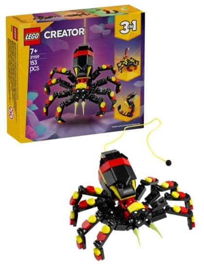 LEGO Creator 31159 3-i-1 Ville dyr: Overraskende edderkopp