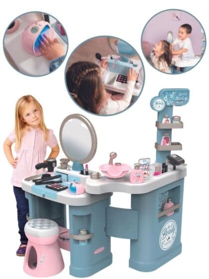 Smoby My Beauty skjønnhetssalong med 32 tilbehør - med lys og lyd