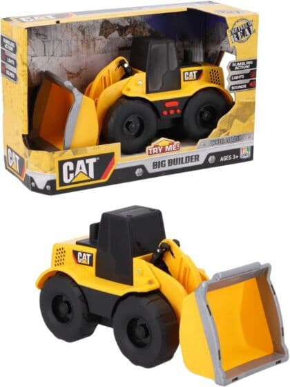 CAT Big Builder anleggsbil leke - Hjullaster med lys og lyd