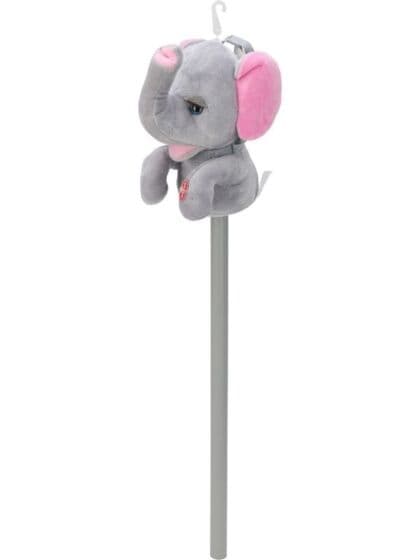Kjepphest elefant med lyd – myk rideleke 80 cm