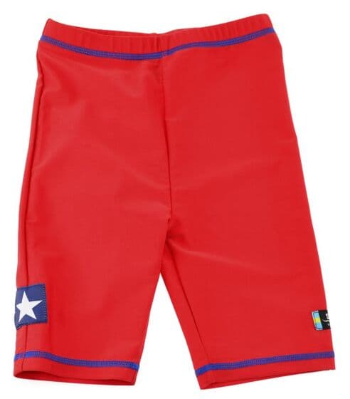 Swimpy UV-shorts Sealife rød - str 98-104