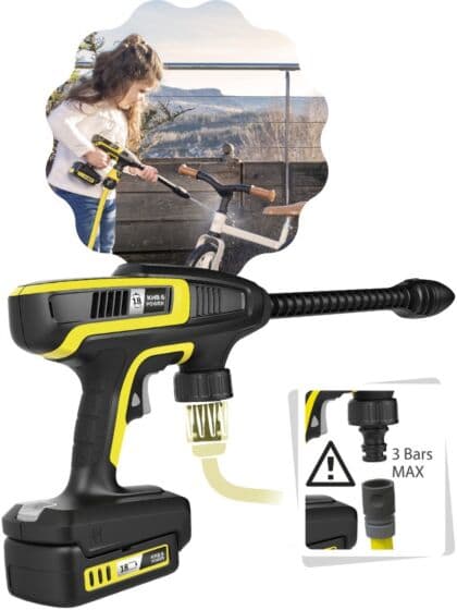 Smoby Karcher høytrykksspyler til barn - kobles til hageslangen
