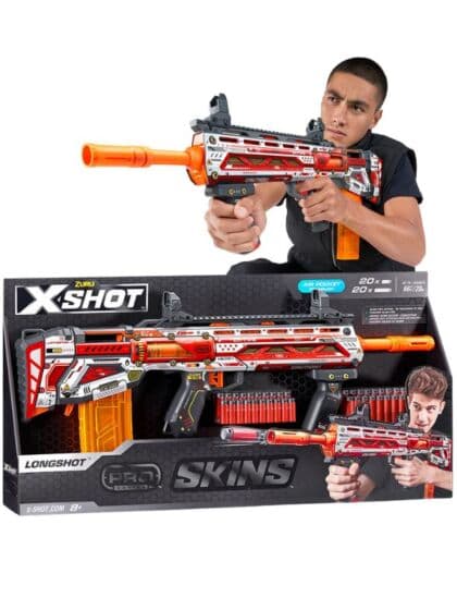 ZURU X-Shot Skins Pro S1 Sinister – blaster med 40 piler og 2 magasiner