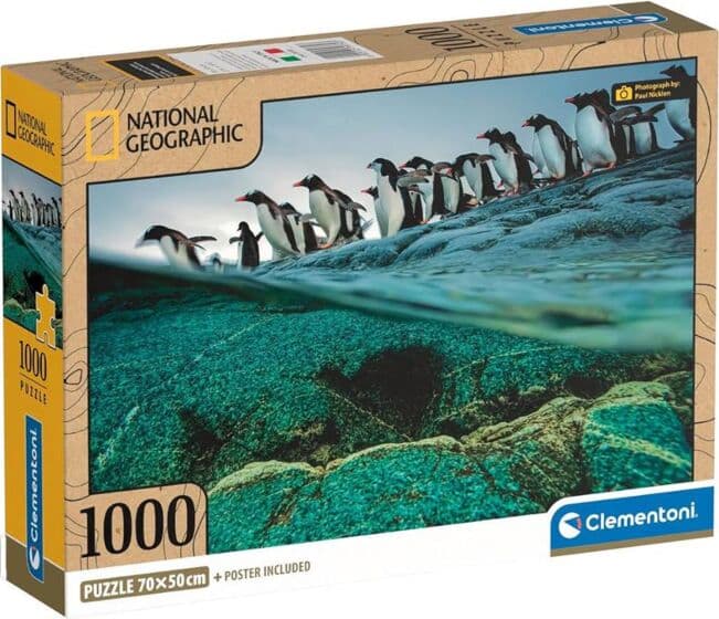Clementoni puslespill 1000 brikker - Pingviner