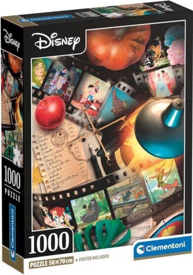 Clementoni puslespill 1000 brikker - Disney Classics minner