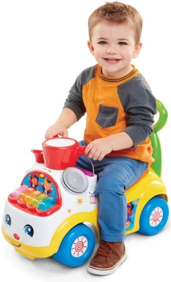 Fisher Price Little People gåbil til å sitte på - med lys, lyd og musikk