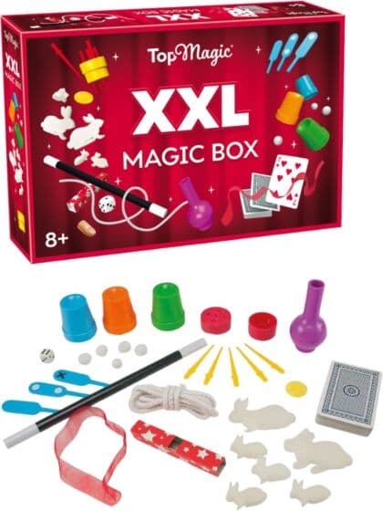 Top Magic XXL tryllesett med utstyr til 50 tryllekunster