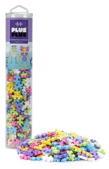 Plus Plus Tube Pastel mix - 240 byggeklosser
