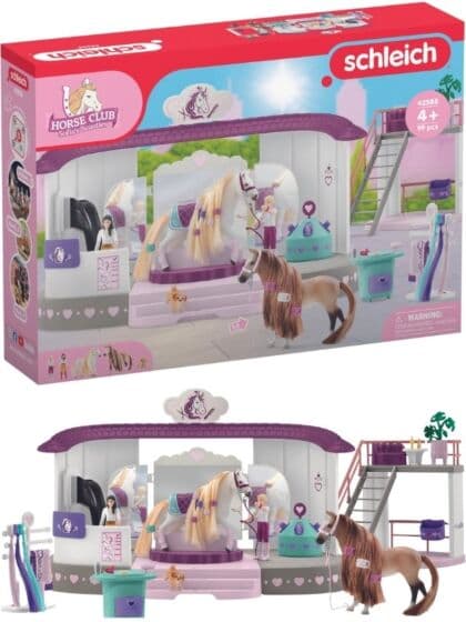 Schleich Horse Club Sofias Beauties Velværesalong for hester 42588 - med hester, figurer og tilbehør