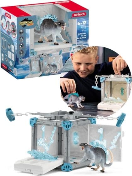 Schleich Eldrador BattleCave Isrotte figur 42676 - med bur