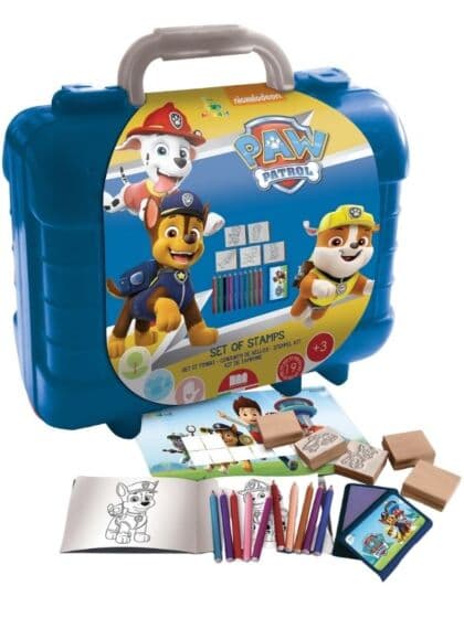 Multiprint PAW Patrol Travel Set - koffert med fargeblyanter