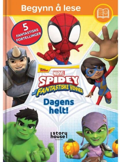 Marvel Spidey og hans fantastiske Venner lesepire-bok - Dagens helt!