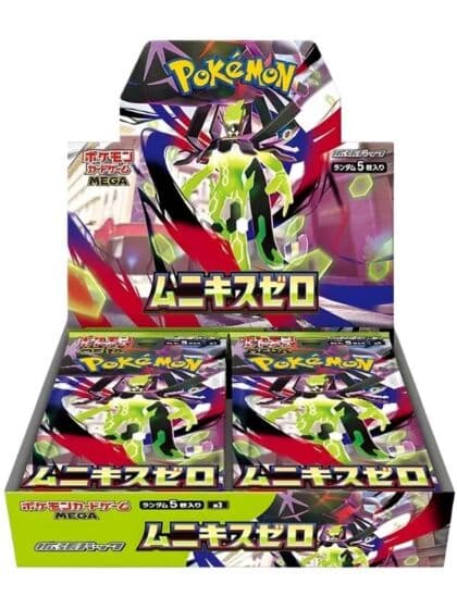 Pokémon Mega Evolution Munikis Zero Booster Box Japansk – 30 boosterpakker