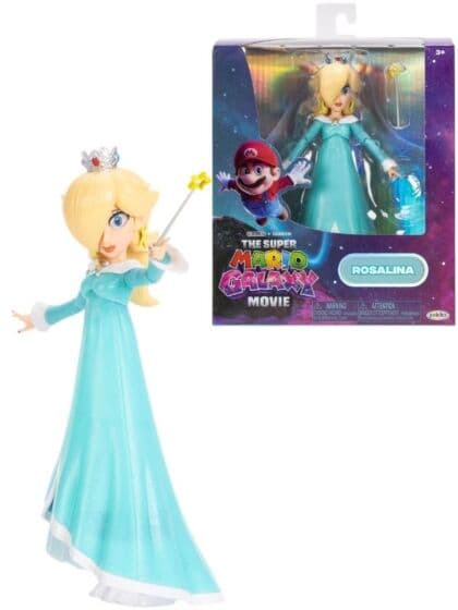 Nintendo Super Mario Bros. Movie 13 cm Rosalina figur med tryllestav