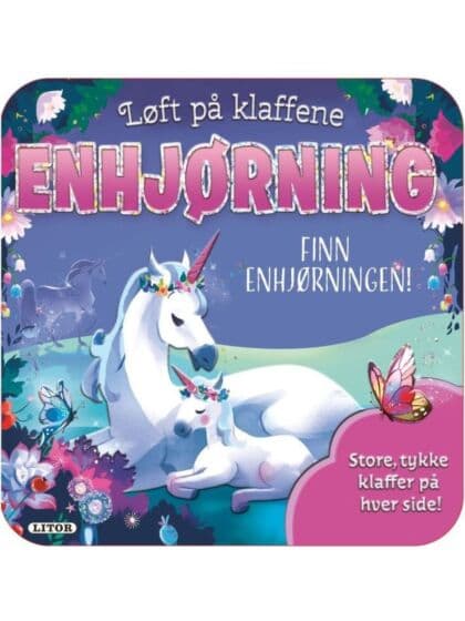 Enhjørning klaffebok - Finn enhjørningen
