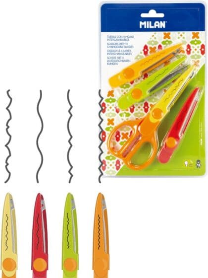 Milan hobbysaks med 4 utskiftbare blader -16 cm lang