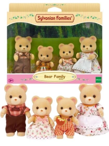 Sylvanian Families bjørnefamilie - med 4 figurer