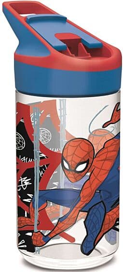SpiderMan Tritan Premium Drikkeflaske med sugerør - 480 ml