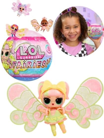 LOL Surprise Fairies Tots – lag dine egne fevinger og oppdag 8 overraskelser