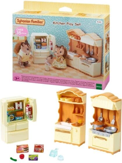 Sylvanian Families kjøkken - møbelsett 37 deler