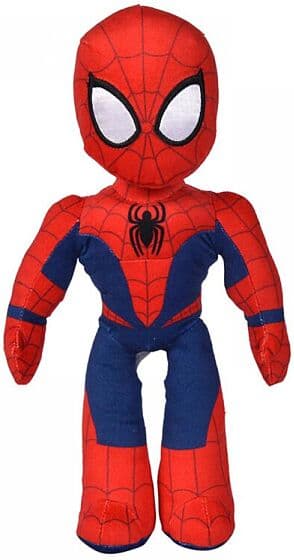 SpiderMan poserbar kosebamse - 25 cm