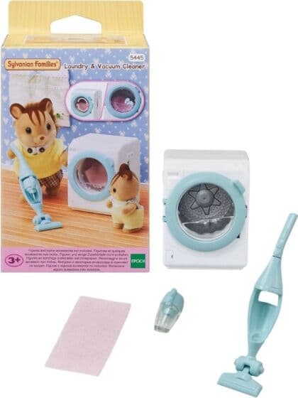 Sylvanian Families tilbehør - vaskemaskin og støvsuger