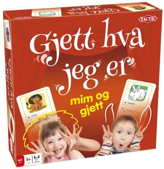 Gjett hva jeg er - mim og gjett - barnespill